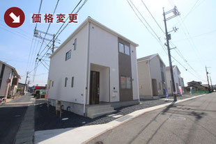 岡山県倉敷市連島町連島の新築一戸建て分譲住宅の外観 物件詳細ページにリンク