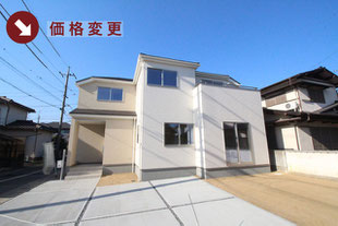 倉敷市福島新築一戸建て分譲住宅の外観 物件詳細ページにリンク