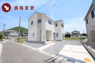 岡山県岡山市北区西辛川の新築一戸建て分譲住宅の外観 物件詳細ページにリンク