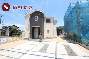 岡山県総社市清音上中島の新築一戸建て分譲住宅の外観 物件詳細ページにリンク