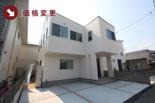 岡山市中区海吉の新築一戸建て分譲住宅の外観 物件詳細ページにリンク