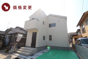 岡山県倉敷市日吉町の新築一戸建て分譲住宅の外観 物件詳細ページにリンク