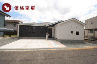 赤磐市桜が丘東の新築一戸建て分譲住宅の外観 物件詳細ページにリンク