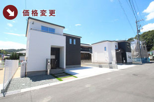 玉野市長尾の新築一戸建て分譲住宅の外観 物件詳細ページにリンク