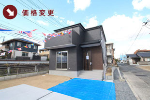 倉敷市上富井の新築一戸建て分譲住宅の外観 物件詳細ページにリンク