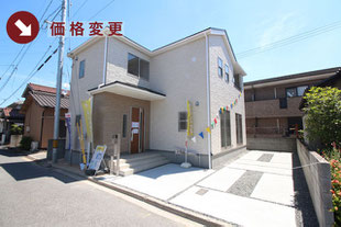 岡山県倉敷市中畝2丁目の新築一戸建て分譲住宅の外観 物件詳細ページにリンク