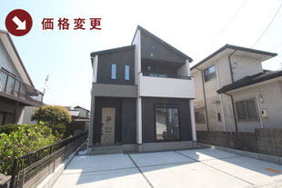 岡山市南区南輝1丁目の新築一戸建て分譲住宅の外観 物件詳細ページにリンク