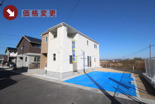 総社市総社の新築一戸建て分譲住宅の外観 物件詳細ページにリンク