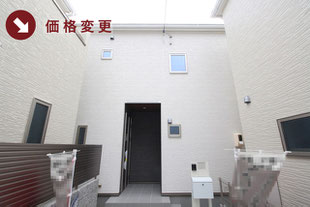岡山市中区小橋町の新築一戸建て分譲住宅の外観 物件詳細ページにリンク