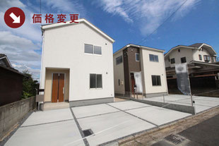 岡山県倉敷市福井の新築一戸建て分譲住宅の外観 物件詳細ページにリンク