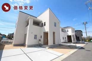 倉敷市安江の新築一戸建て分譲住宅の外観 物件詳細ページにリンク