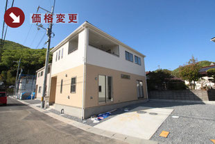岡山県岡山市北区牟佐の新築一戸建て分譲住宅の外観 物件詳細ページにリンク