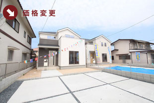 岡山県総社市小寺の新築一戸建て分譲住宅の外観 物件詳細ページにリンク