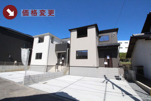 倉敷市鳥羽の新築一戸建て分譲住宅の外観 物件詳細ページにリンク