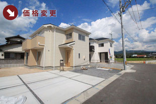 岡山県瀬戸内市長船町福里の新築一戸建て分譲住宅の外観 物件詳細ページにリンク