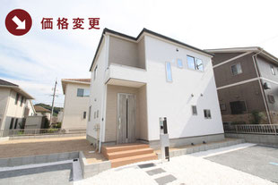 赤磐市桜が東2丁目の新築一戸建て分譲住宅の外観 物件詳細ページにリンク