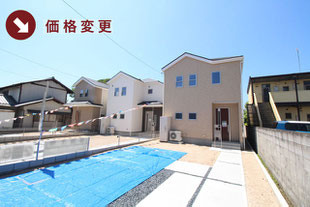 岡山県総社市泉の新築一戸建て分譲住宅の外観 物件詳細ページにリンク