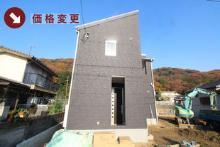 岡山県倉敷市福田町浦田の新築一戸建て分譲住宅の外観 物件詳細ページにリンク