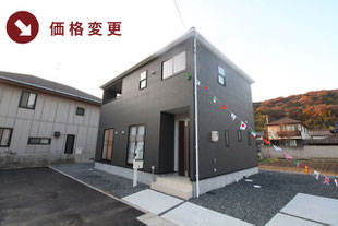 岡山県岡山市南区植松の新築一戸建て分譲住宅の外観 物件詳細ページにリンク