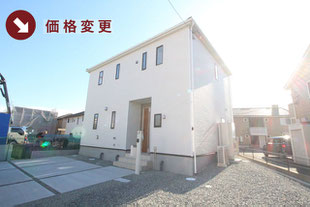 倉敷市福田町古新田の新築一戸建て分譲住宅の外観 物件詳細ページにリンク