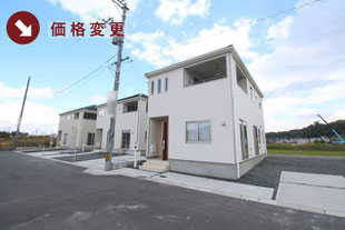 岡山県倉敷市玉島阿賀崎の新築一戸建て分譲住宅の外観 物件詳細ページにリンク