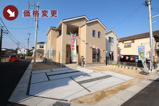 岡山県総社市総社2丁目の新築一戸建て分譲住宅の外観 物件詳細ページにリンク