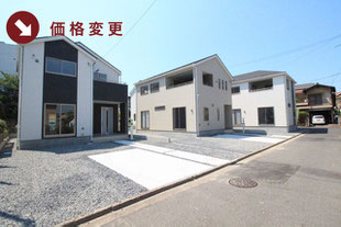 岡山県倉敷市中畝の新築一戸建て分譲住宅の外観 物件詳細ページにリンク