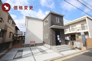 岡山県倉敷市西阿知町西原の新築一戸建て分譲住宅の外観 物件詳細ページにリンク