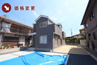 岡山県倉敷市林の新築一戸建て分譲住宅の外観 物件詳細ページにリンク
