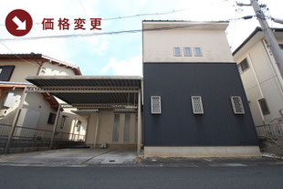 岡山県岡山市北区撫川の新築一戸建て分譲住宅の外観 物件詳細ページにリンク