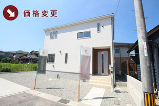 岡山県倉敷市林の新築一戸建て分譲住宅の外観 物件詳細ページにリンク