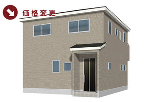 岡山市中区雄町の新築一戸建て分譲住宅の外観 物件詳細ページにリンク
