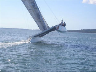 Carbon Copy catamaran shot 3