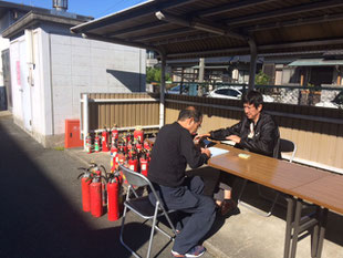 令和元年11月10日(日)浜松市西消防署にて不要消火器回収しました