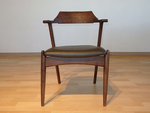 ダイニングチェア　筑波産商　YUME2　105　D ダイニングチェア 筑波産商 YUME2 105 D ダイニングチェア（半肘付き