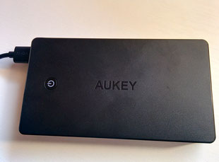 Batería externa de 20.000 mAh de Aukey