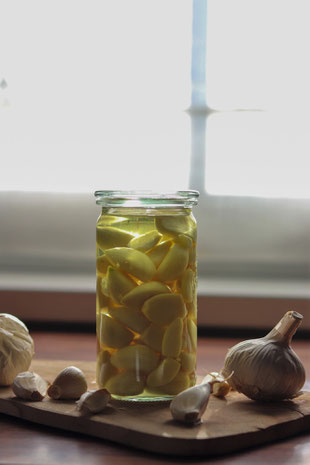 confierter Knoblauch