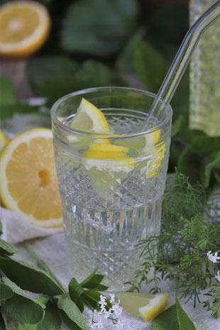 Sirup in einem Glas
