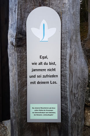 Sinnsprüche am Johannesweg