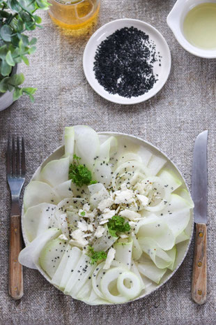 Kohlrabi Carpaccio