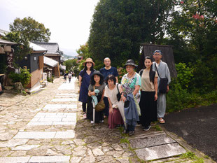 岐阜ツアー馬籠宿にて