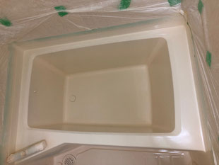 ハーフユニットバス塗装