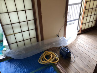 FRP浴槽ヘアークラック修理
