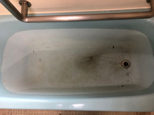 鋼板琺瑯浴槽再生塗装