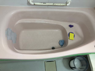 FRP浴槽割れ修理