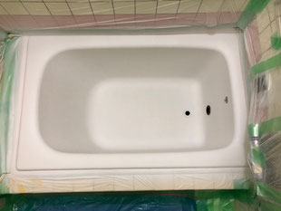 鋳物琺瑯浴槽塗り替え