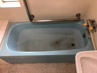 鋼板琺瑯浴槽再生塗装