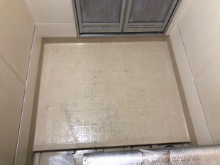 ユニットバス壁面錆修理