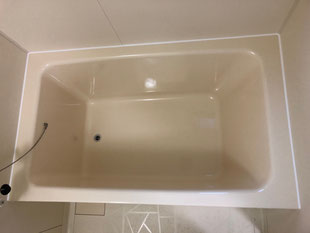 FRP浴槽割れ修理、塗装