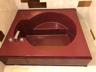 ビジネスホテルFRP浴槽再生塗装